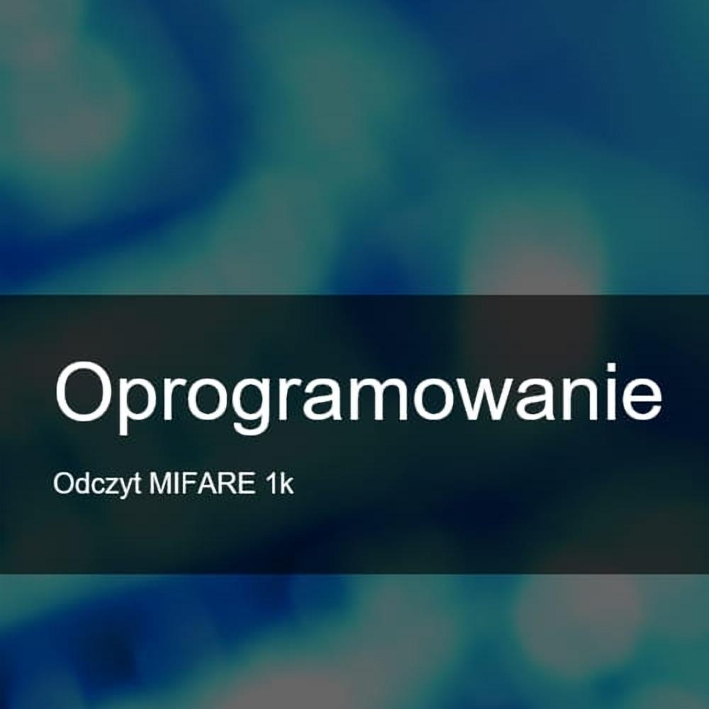 Oprogramowanie NFC MIFARE
