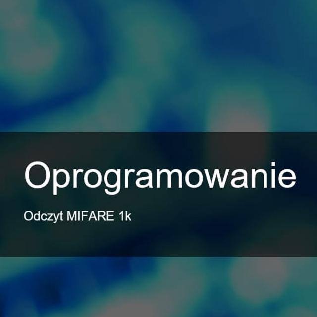 Oprogramowanie NFC MIFARE