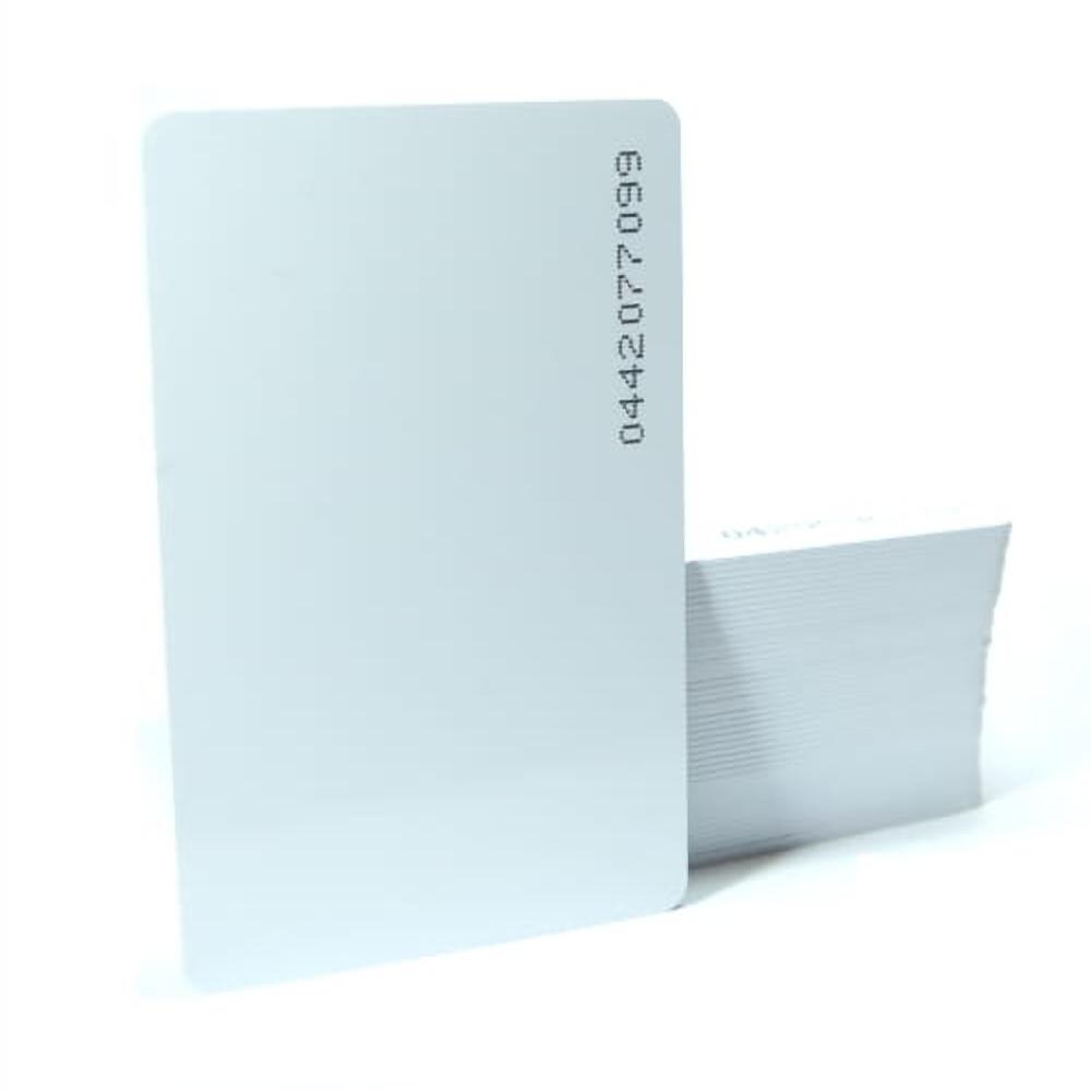 MIFARE cards with printed identification number