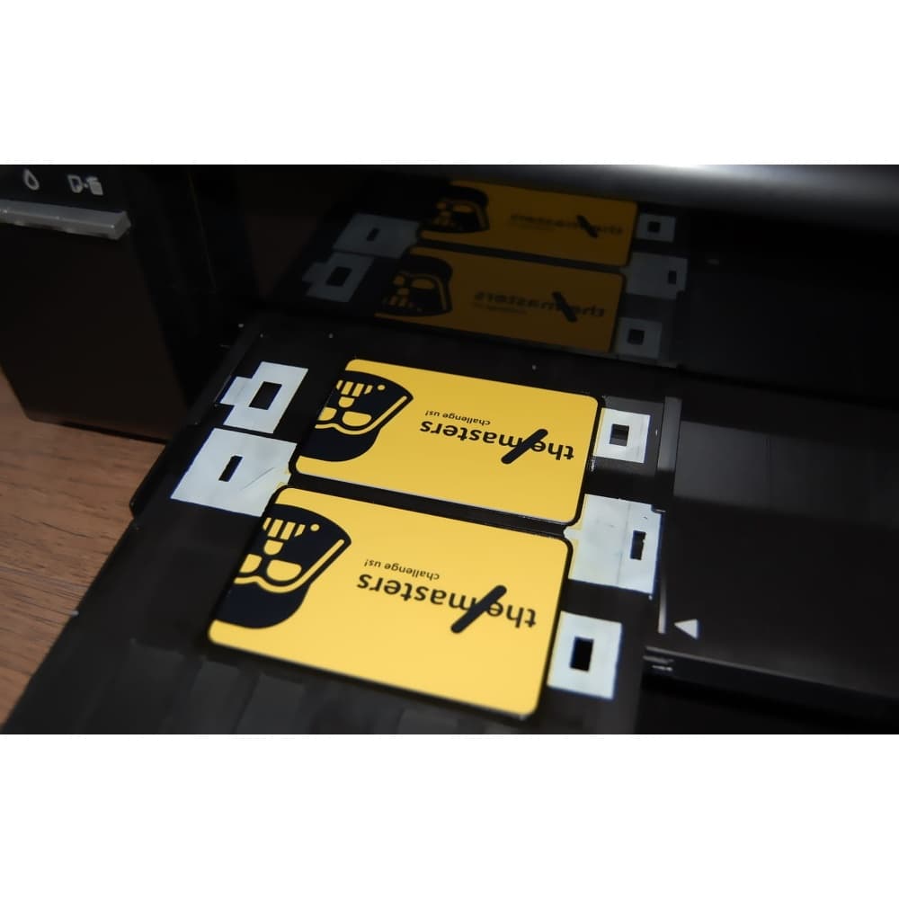 Inkjet printing on Unique proximity cards